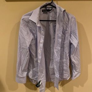 Lauren Ralph Lauren classic fit stretch non iron button down shirt size 15 32/33